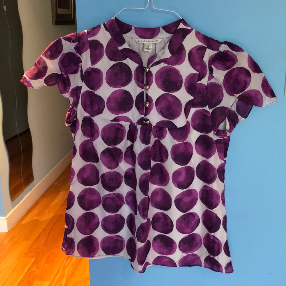 Banana Republic Silk Blouse size XS